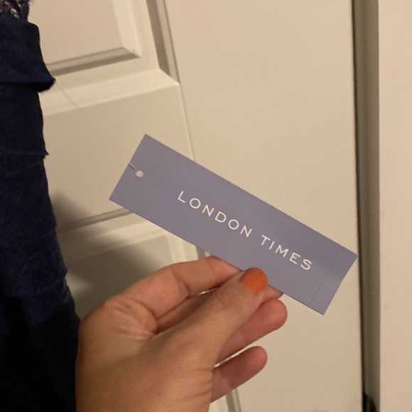 Navy blue full length formal - Picture 3 of 7